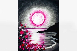 Paint Nite: Pink Moon Cove